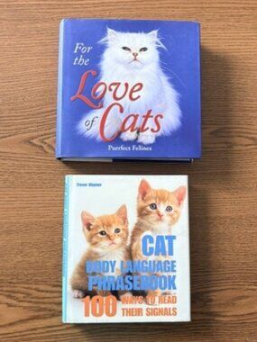 Cat Picture Books - Set of (2) For The Love of Cats & Cat Body Language